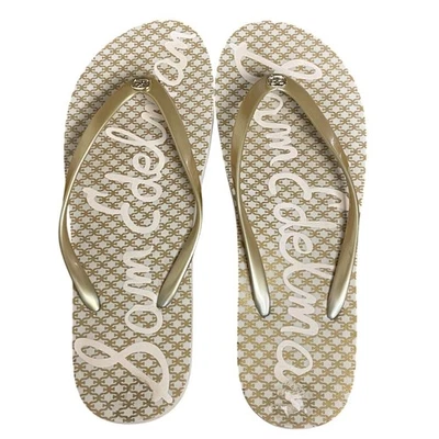 Sandalias chanclas Sam Edelman tono dorado talla 9/10 verano playa informales Foto 1 de 4