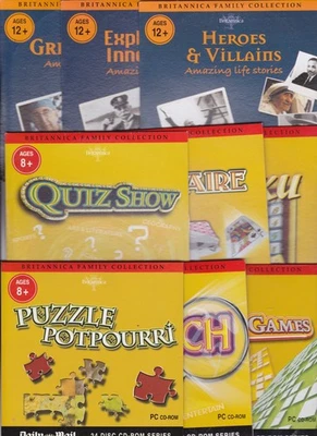 9 Daily Mail Promo PC CD-ROM: Britannica Family Colection - Life Stories & Games - Image 1 of 4