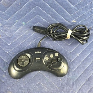 Controlador de videojuego auténtico oficial Sega Genesis OEM modelo MK-1653 6 botones - Imagen 1 de 4