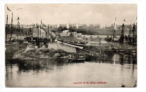 LANZAMIENTO DEL BOTE SALVAVIDAS ST ABBS: Postal de Berwickshire (C90939) - Imagen 1 de 1