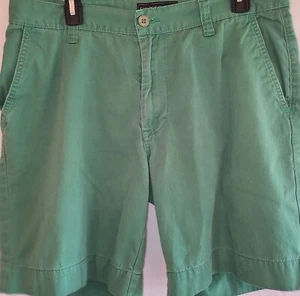 U.S. Polo Assn. Pantalones cortos informales verdes de frente plano talla 34 para hombre - Imagen 1 de 8