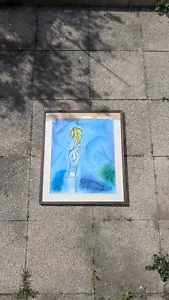 Marc Chagall (nach) Die Jakobsleiter Lithographie 63x64 von Charles Sorlier - Bild 1 von 10