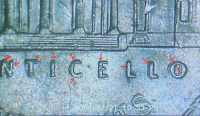 2017 D Jefferson Nickel DDO &STRONG DDR, Die Chip On President 🔥FREE SHIPPING - Image 1 of 4