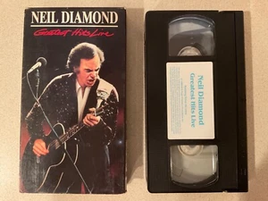 Neil Diamond Greatest Hits Live (VHS, 1988) - Picture 1 of 3
