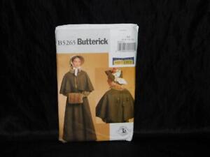 Butterick 5265 Making History Size 6-12 1900s Cape Skirt Muff Hat Sewing Pattern