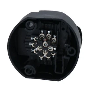 Tow Bar Trailer Electrics 13 Pin Socket Caravan Euro Plug Lights TR182 - Picture 1 of 6