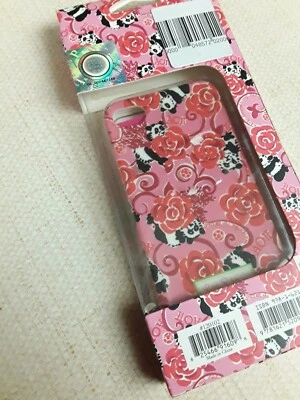 Lily Pulitzer Panda Rose IPone Case Cover Hot Pink Red New 4/4 Alpha Omeron Pi - Image 1 of 4