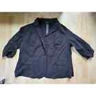 Torrid Size 4x Blazer Jacket Black Cinched Sleeves