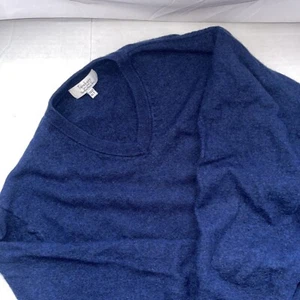 Turnberry extrafeine Merinowolle Herren Gr. XLT blau V-Ausschnitt Pullover - Bild 1 von 8
