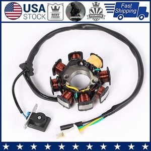 Electric Starter Magneto 8 Stage Coil 50cc 90cc Scooter ATV SUNL Coil Ignition - Picture 1 of 10