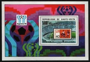 Obervolta 1979 - Mi-Nr. Bloque 52 ** - MNH - Fútbol / Fútbol - Imagen 1 de 1