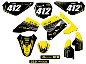 2005-2023 RM 85 Binario Amarillo Senge Gráficos Kit Compatible Con Suzuki - Picture 1 of 10