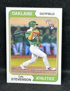 Cal Stevenson 2023 Topps Heritage #176 RC Oakland Athletics - Picture 1 of 2