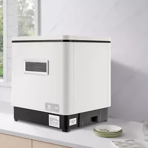 Mini Tischgeschirrsp??ler kleine Sp??lmaschine Mini Geschirrsp??lmaschine wei? - Bild 1 von 11