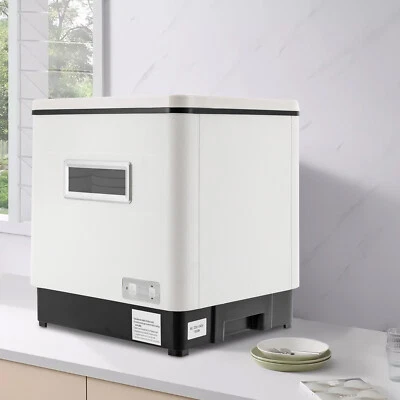 Edelstahl Geschirrspüler 60L Mini Spülmaschine Tischgeschirrspüler freistehen DE - Bild 1 von 4