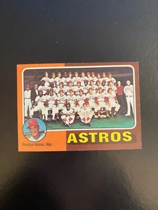 1975 TOPPS BASEBALL #487 ASTROS TEAM! UNMARKED CHECKLIST! $1 SHIPPING! - Picture 1 of 2