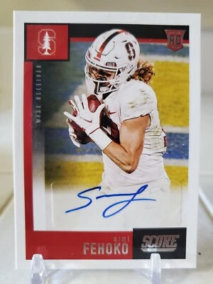 SIMI FEHOKO 2021 Chronicles AUTOGRAPH Auto Card #SA-SFE STANFORD LA CHARGERS SP - Image 1 of 2