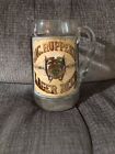 Rare Large 1880s Jacob Ruppert Lager Beer NY Reverse Glass Beer Advertising Mug
