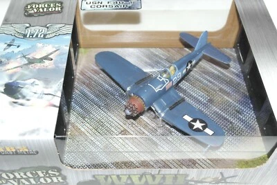 FORCES OF VALOR 1:72 VOUGHT F4U-1 CORSAIR JOLLY RODGERS USN 1944 - Image 1 of 3