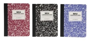 New (Set of 3) Mini Marble Composition Notebook Book, Journal, Small Lined Paper - Picture 1 of 4