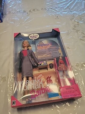 Mattel Working Woman Barbie 1999 con CD-ROM nuevo en caja  Foto 1 de 4