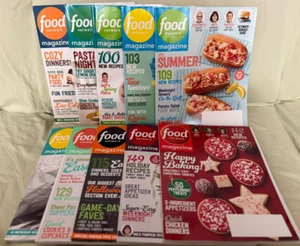 FOOD NETWORK Lot of 10 Magazines - 2017 - Complete Year - Picture 1 of 12