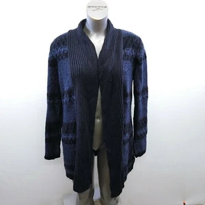 Motherhood Maternity Blue Open Front Cardigan Sweater Size XL Long Sleeve - Picture 1 of 4