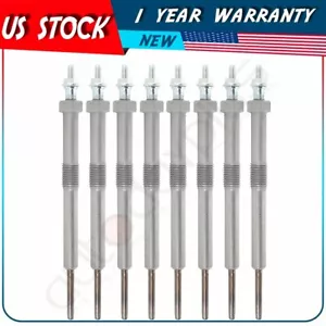 8pcs Diesel Glow Plugs For 06 07 Chevrolet Silverado GMC Sierra 6.6L 12639701 - Picture 1 of 5