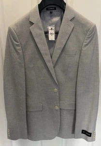 Giacca Tuta Tecnica Moderna EXPRESS Extra Slim Grigio Chiaro Misto Lana Lavabile 36R - Foto 1 di 13