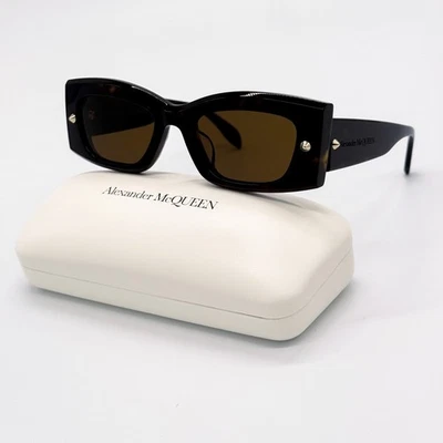 NUEVO ALEXANDER MCQUEEN AM0426S 002 MUJER HABANA GAFAS DE SOL ALEXANDER MCQUEEN Foto 1 de 4