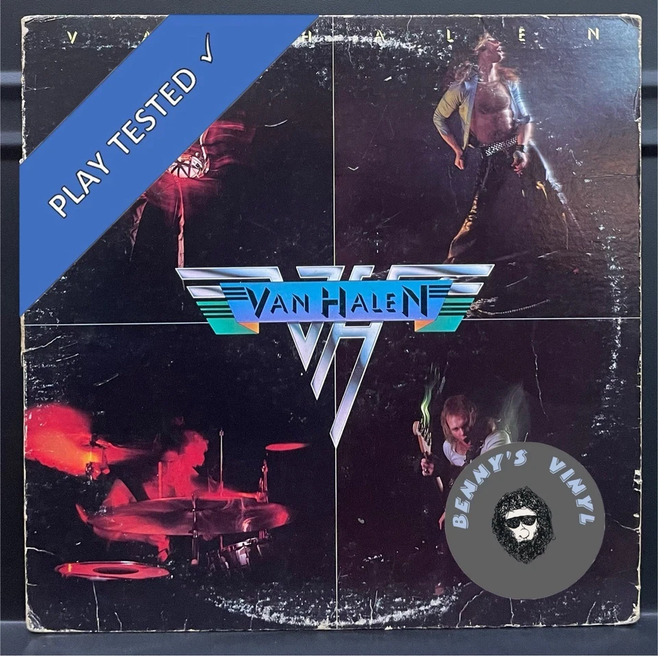ULTRASONIC🔥Van Halen S/t LP⭐️April 78 US 1st 1/2 LA Press Metal RARE You Really - Image 1 of 4