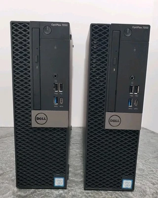 Lote de 2 Desktop PCs Dell Optiplex 7050 Intel i5-7600 3.5ghz, 16GB de RAM, Sem HDD  - Imagem 1 de 4