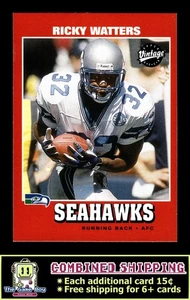 2001 Upper Deck Vintage #156 Ricky Watters Seattle Seahawks - Picture 1 of 2
