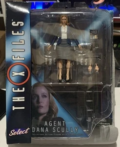 Figura de acción X-Files Agent Dana Scully Diamond Select 2016 conjunto de diorama RARO - Imagen 1 de 4