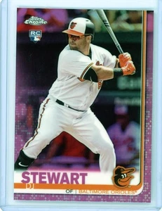 * DJ STEWART * 2019 TOPPS CHROME PINK REFRACTOR RC # 135 - Picture 1 of 1