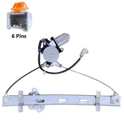 Front Right Window Regulator With 6 Pins Motor for Honda Civic ES 00-06 Sedan - image 1 of 4
