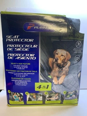 Funda de asiento de coche para mascotas fPlatinum protector impermeable para perros Foto 1 de 4