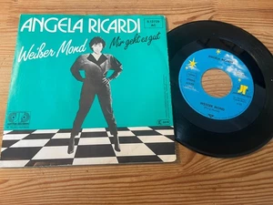 7" Pop Angela Ricardi – Weißer Mond (2 Song) TELDEC JUPITER REC - Picture 1 of 2