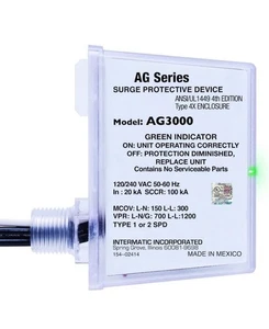 Intermatic AG3000 120/240 VAC Universal HVAC Surge Protective Device - Picture 1 of 2