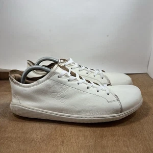 Vivobarefoot Geo Court White Leather Sneakers Shoes Men Size EU 42 / US 9 - Picture 1 of 9