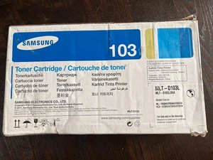 Samsung 103 schwarze Tonerkassette mit hoher Kapazität neu im Karton Original-Herstellerzubehör MLT-D103L offene Verpackung - Bild 1 von 7