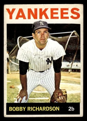 1964 Topps #190 Bobby Richardson - VG-VGEX *TedsCardShack* - Image 1 of 2