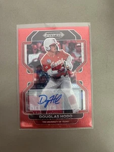 2022 Panini Prizm Draft #PDP167 Douglas Hodo Autographs Red Donut Circles /99 - Picture 1 of 2
