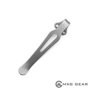 Custom Made Titanium Deep Carry Pocket Clip for Benchmade Griptilian Knife - Picture 1 of 5