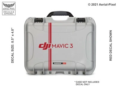 DJI Mavic 3 Drone Case Decal  for Nanuk Pelican GoProfessional GPC & More - Image 1 of 3