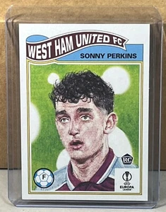 2022 TOPPS LIVING 453 SONNY PERKINS WEST HAM UNITED FC RC UEFA Champions League - Picture 1 of 2