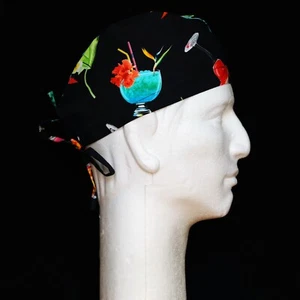 Mix Drinks Theme Scrub hat - Picture 1 of 1