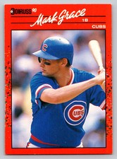 1990 Donruss #577 Mark Grace Chicago Cubs Baseball