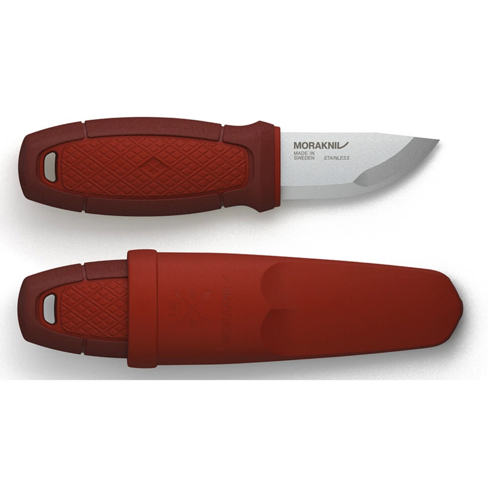 Morakniv Eldris Stainless Steel Outdoor Knife + Sheath Red YKM12648 - Image 1 of 1