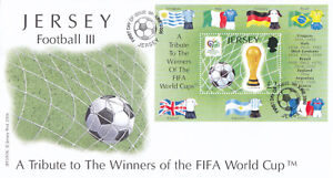 (132783) Football Worls Cup Winners minisheet GB Jersey FDC 2006